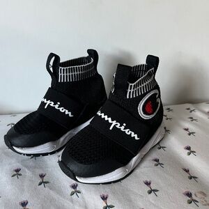 Black Champion infant shoes